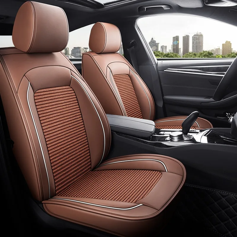 Diamond Quilted Ice Silk Car Seat Covers