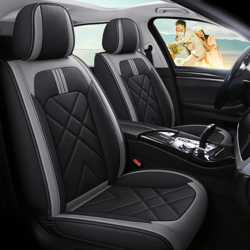 Commercial Grade Car Seat Covers - Durable & Stylish - Silver Gray Standard