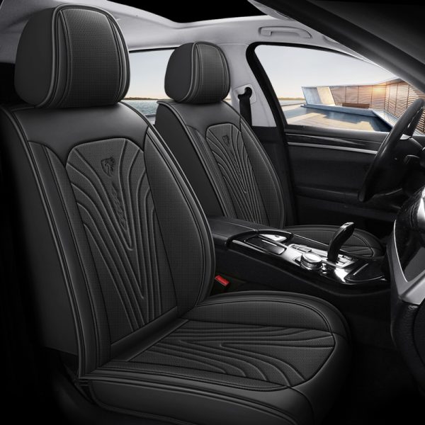 KJC07 Flying Bird Full Leather Car Seat Cover